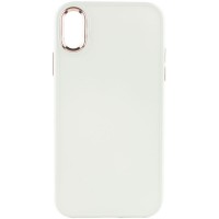 TPU чохол Bonbon Metal Style для Apple iPhone XS Max (6.5'') Белый (37024)
