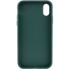TPU чохол Bonbon Metal Style для Apple iPhone XS Max (6.5'') Зелений (37741)