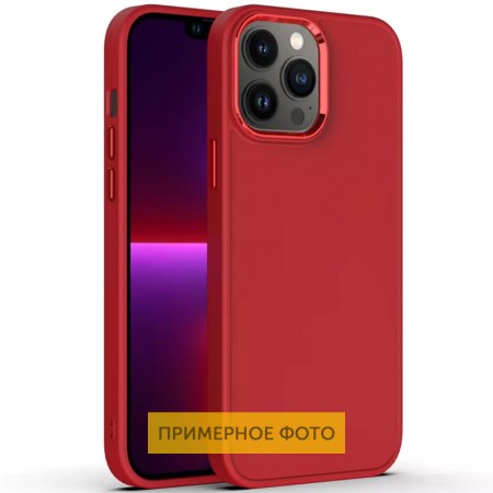 TPU чехол Bonbon Metal Style для Apple iPhone 11 (6.1'') Красный (31143)