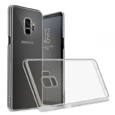 TPU чехол Epic Transparent 1,5mm Full Camera для Samsung Galaxy S9 Белый (31347)