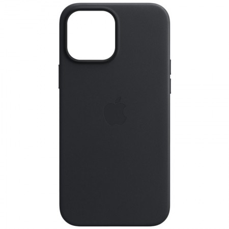 Кожаный чехол Leather Case (AA) with MagSafe для Apple iPhone 13 (6.1'') Черный (32199)
