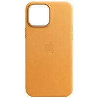 Кожаный чехол Leather Case (AA) with MagSafe для Apple iPhone 13 (6.1'') Чорний (31810)
