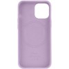 Кожаный чехол Leather Case (AA) with MagSafe для Apple iPhone 13 (6.1'') Пурпурний (32200)