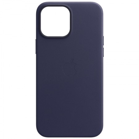 Кожаный чехол Leather Case (AA) with MagSafe для Apple iPhone 12 Pro Max (6.7'') Фиолетовый (31830)