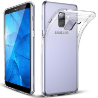 TPU чехол Epic Transparent 1,5mm для Samsung A530 Galaxy A8 (2018) Белый (31844)