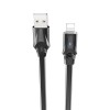 Дата кабель Borofone BU12 Synergy USB to Lightning (1.2m) Чорний (31879)