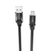 Дата кабель Borofone BU12 Synergy USB to MicroUSB (1.2m) Черный (31880)