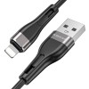 Дата кабель Borofone BX46 Rush USB to Lightning (1m) Чорний (31883)