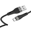 Дата кабель Borofone BX46 Rush USB to Type-C (1m) Черный (31885)