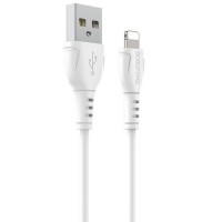 Дата кабель Borofone BX51 Triumph USB to Lightning (1m) Білий (31886)