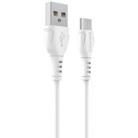 Дата кабель Borofone BX51 Triumph USB to MicroUSB (1m) Білий (31889)