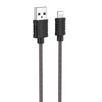 Дата кабель Borofone BX52 Airy USB to Lightning (1m) Чорний (31890)