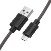 Дата кабель Borofone BX52 Airy USB to MicroUSB (1m) Чорний (31891)