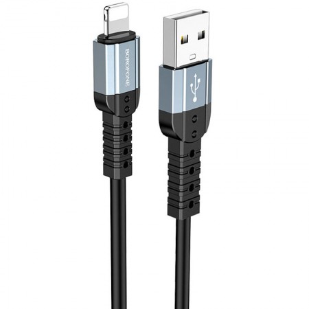 Дата кабель Borofone BX64 Special USB to Lightning (1m) Чорний (31895)