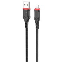 Дата кабель Borofone BX67 USB to Lightning (1m) Чорний (31898)