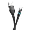Дата кабель Borofone BU16 Skill magnetic USB to Type-C (1.2m) Чорний (31915)