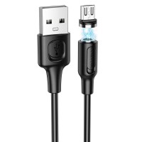 Дата кабель Borofone BX41 Amiable USB to MicroUSB (1m) Черный (31917)