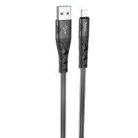Дата кабель Hoco U105 Treasure USB to Lightning (1.2 m) Чорний (31921)