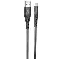 Дата кабель Hoco U105 Treasure USB to MicroUSB (1.2 m) Чорний (31922)