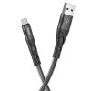 Дата кабель Hoco U105 Treasure USB to MicroUSB (1.2 m) Чорний (31922)