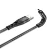 Дата кабель Hoco U105 Treasure USB to MicroUSB (1.2 m) Черный (31922)