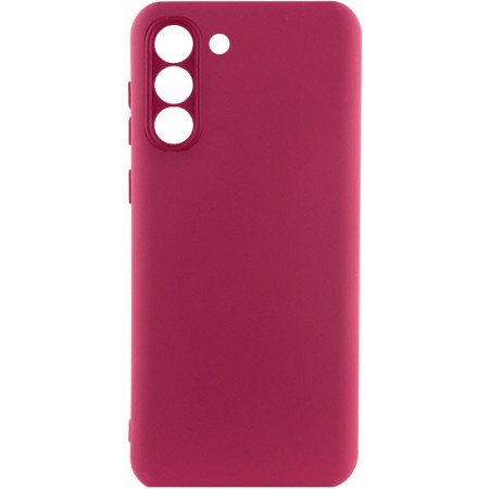 Чехол Silicone Cover Lakshmi Full Camera (A) для Samsung Galaxy S21 FE Червоний (32147)