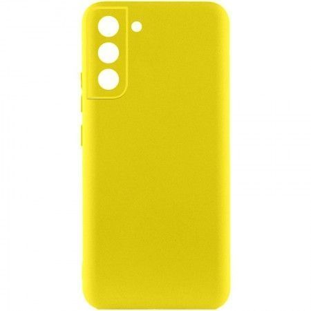 Чохол Silicone Cover Lakshmi Full Camera (A) для Samsung Galaxy S21 FE Желтый (43714)
