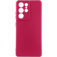 Чехол Silicone Cover Lakshmi Full Camera (A) для Samsung Galaxy S22 Ultra Красный (32162)
