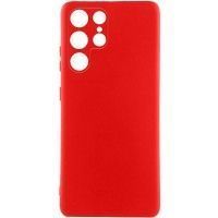 Чохол Silicone Cover Lakshmi Full Camera (A) для Samsung Galaxy S22 Ultra Красный (40798)