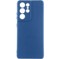 Чехол Silicone Cover Lakshmi Full Camera (A) для Samsung Galaxy S22 Ultra Синий (32165)