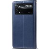 Кожаный чехол книжка GETMAN Gallant (PU) для Xiaomi Poco X4 Pro 5G Синій (32187)