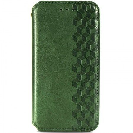 Шкіряний чохол книжка GETMAN Cubic (PU) для Samsung Galaxy A33 5G Зелений (44027)