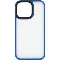 TPU+PC чохол Metal Buttons для Apple iPhone 14 (6.1'') Голубой (33478)