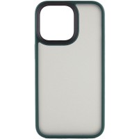 TPU+PC чохол Metal Buttons для Apple iPhone 14 (6.1'') Зелений (32402)