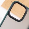 TPU+PC чохол Metal Buttons для Apple iPhone 14 (6.1'') Зелений (32402)