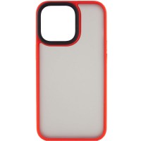 TPU+PC чохол Metal Buttons для Apple iPhone 14 (6.1'') Красный (33479)