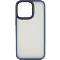 TPU+PC чохол Metal Buttons для Apple iPhone 14 (6.1'') Синий (32404)