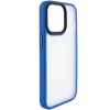 TPU+PC чохол Metal Buttons для Apple iPhone 14 Plus (6.7'') Блакитний (32407)