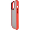 TPU+PC чохол Metal Buttons для Apple iPhone 14 Plus (6.7'') Красный (33481)