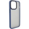 TPU+PC чохол Metal Buttons для Apple iPhone 14 Plus (6.7'') Синій (32410)
