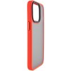 TPU+PC чохол Metal Buttons для Apple iPhone 14 Pro (6.1'') Червоний (36503)