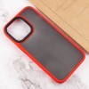 TPU+PC чохол Metal Buttons для Apple iPhone 14 Pro (6.1'') Червоний (36503)