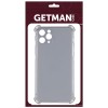 TPU чохол GETMAN Ease logo посилені кути для Apple iPhone 14 Pro Max (6.7'') Серый (32671)