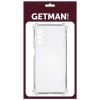 TPU чохол GETMAN Ease logo посилені кути для Samsung Galaxy M52 Прозрачный (32684)