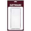 TPU чохол GETMAN Ease logo посилені кути для Samsung Galaxy S20 Прозорий (32685)