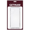 TPU чохол GETMAN Ease logo посилені кути для Samsung Galaxy S22+ Прозорий (33515)