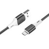 Дата кабель Borofone BX79 USB to MicroUSB (1m) Чорний (36506)