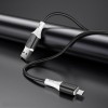 Дата кабель Borofone BX79 USB to MicroUSB (1m) Чорний (36506)