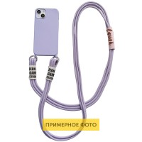 Чохол TPU two straps California для Apple iPhone 13 Pro Max (6.7'') Бузковий (33089)