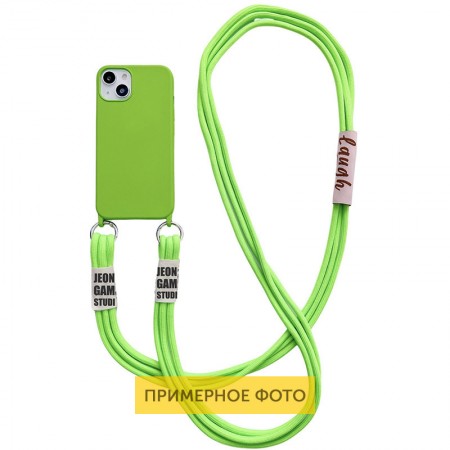 Чохол TPU two straps California для Apple iPhone 13 Pro Max (6.7'') Салатовий (33100)